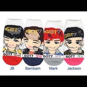 Kpop GOT7 socks x4